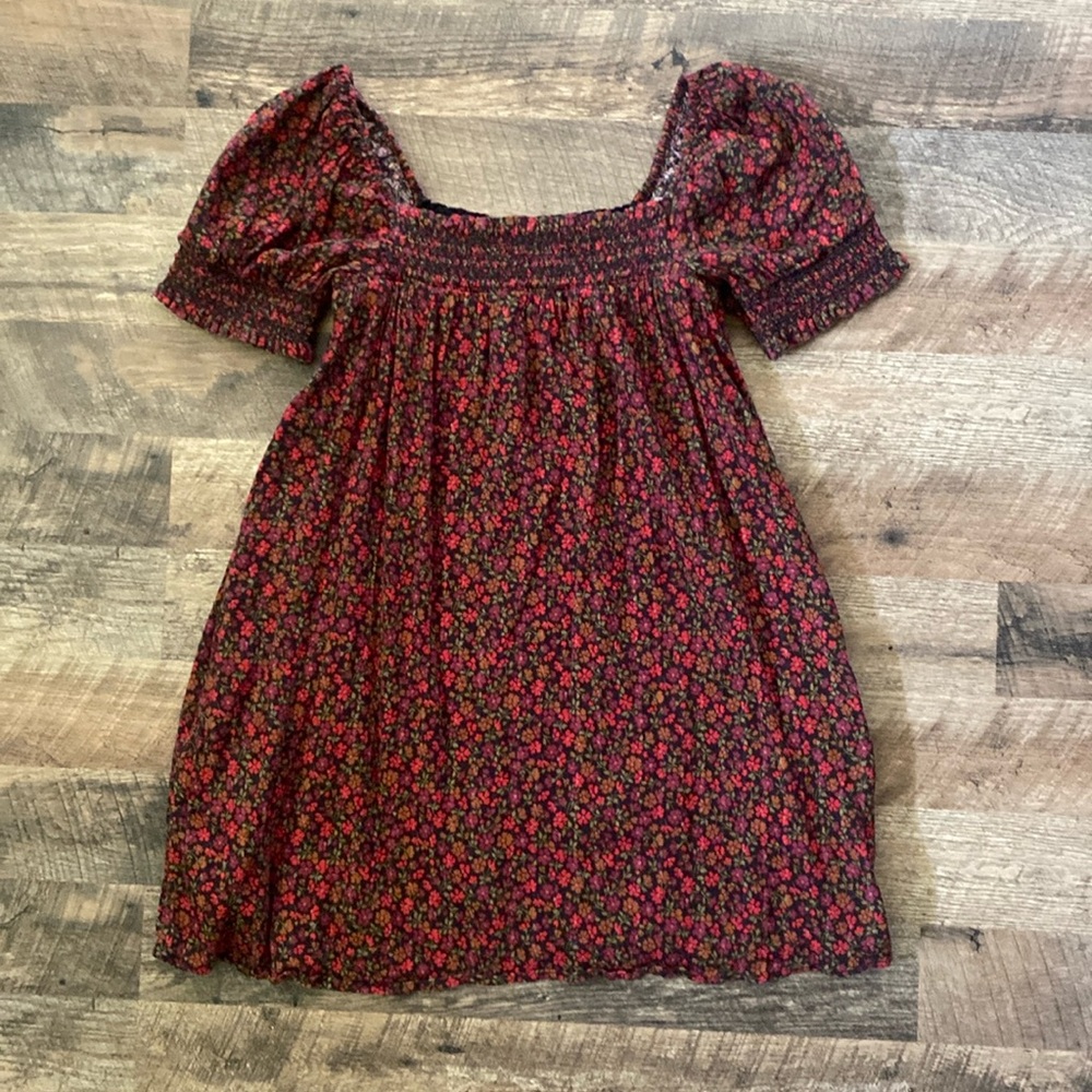 American Eagle Floral Babydoll Dress